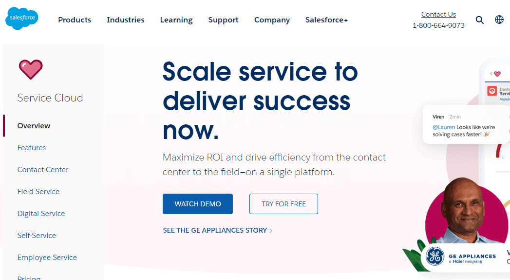 Salesforce service cloud