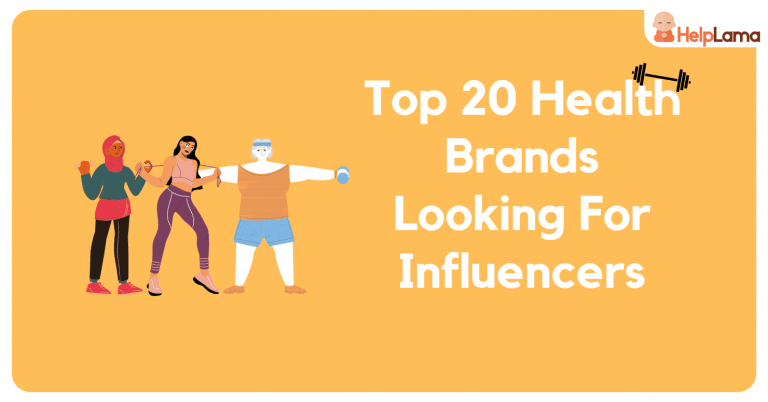 20 health brands looking for influencers