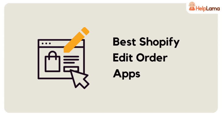 Shopify edit order app