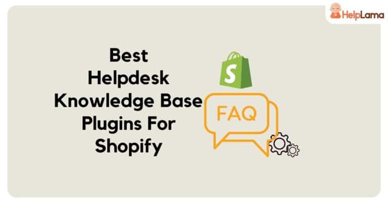 helpdesk knowledge base plugin for shopify