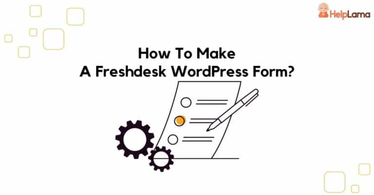How to make freshdesk worpress forms-Feature image