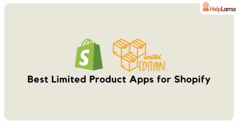 Limted product shopify