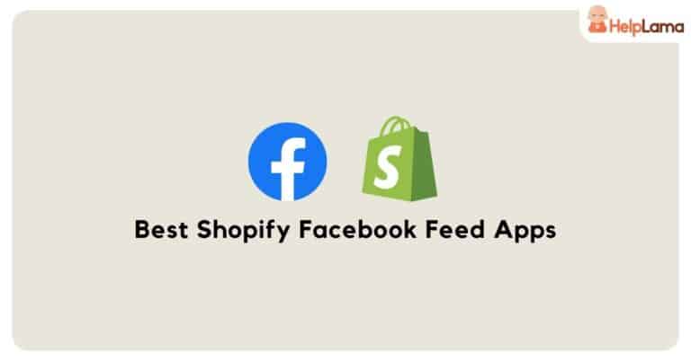 shopify facebook feed