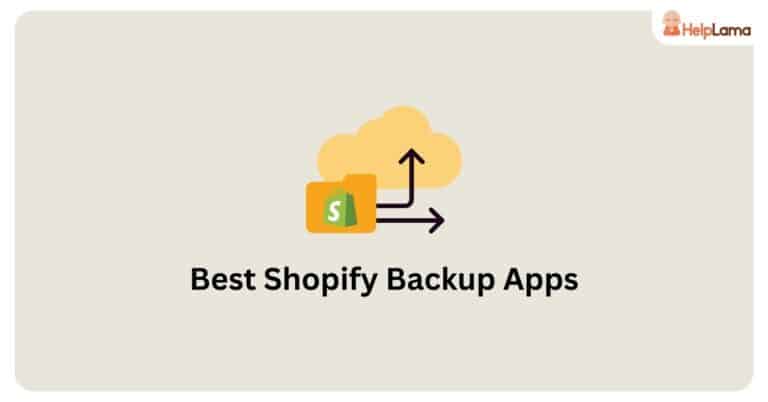 Shopify Backup apps