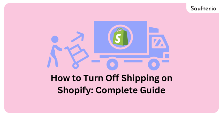 Turn Off Shipping on Shopify