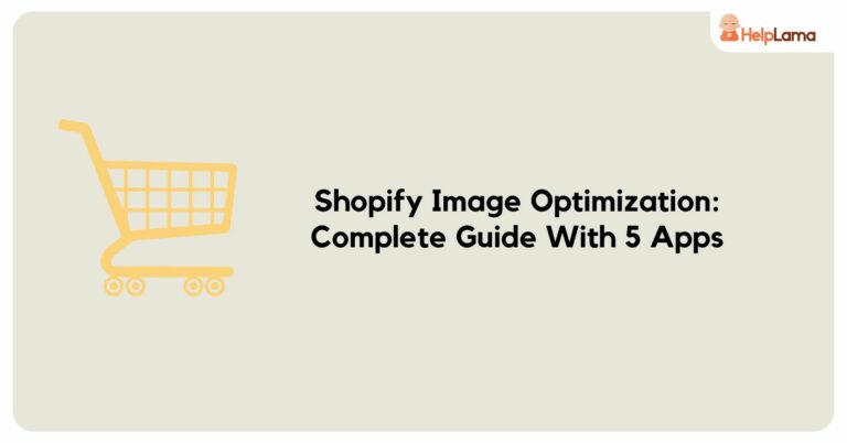 Shopify Image optimisation