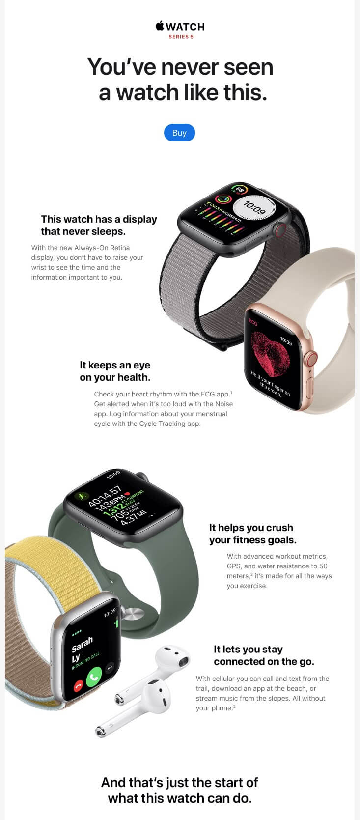 promotional email example